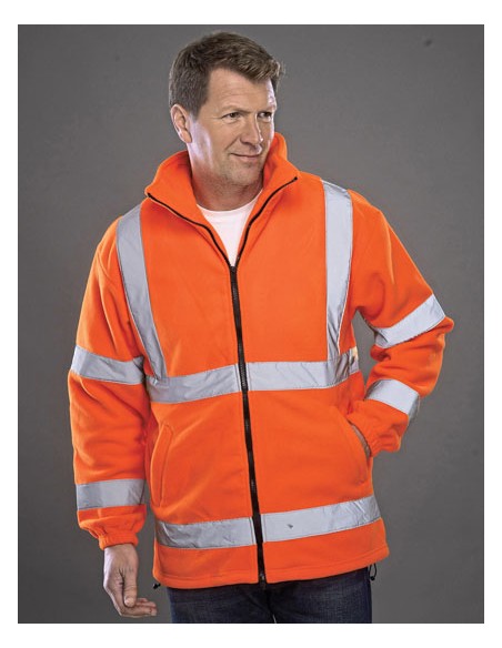 YOK-HVK08-Hi-Vis Fleece Jacket 2